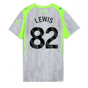 Lacne Ženy Futbalové dres Manchester City Rico Lewis #82 2025-26 Krátky Rukáv - Tretina